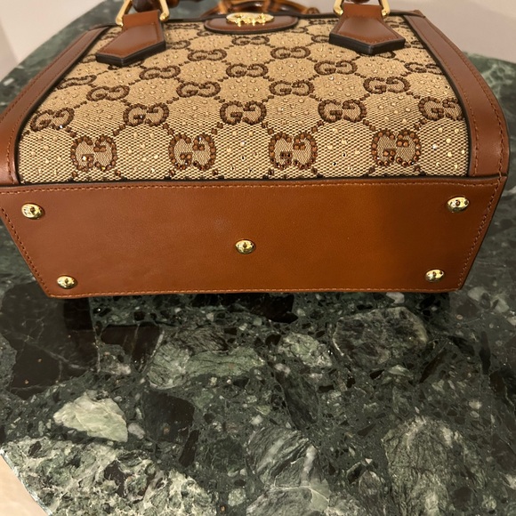 Gucci New Diana Mini Tote with Crystals w/packaging - Picture 3 of 5